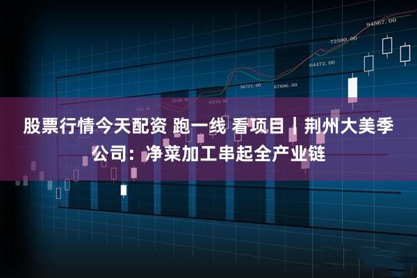 股票行情今天配资 跑一线 看项目｜荆州大美季公司：净菜加工串起全产业链